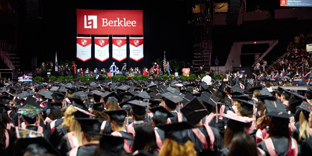 Commencement is next month! Are you excited? Share your graduation moments and use #BerkleeGrad2024 for a chance to be featured on our social media accounts. 🎓🎉❤️