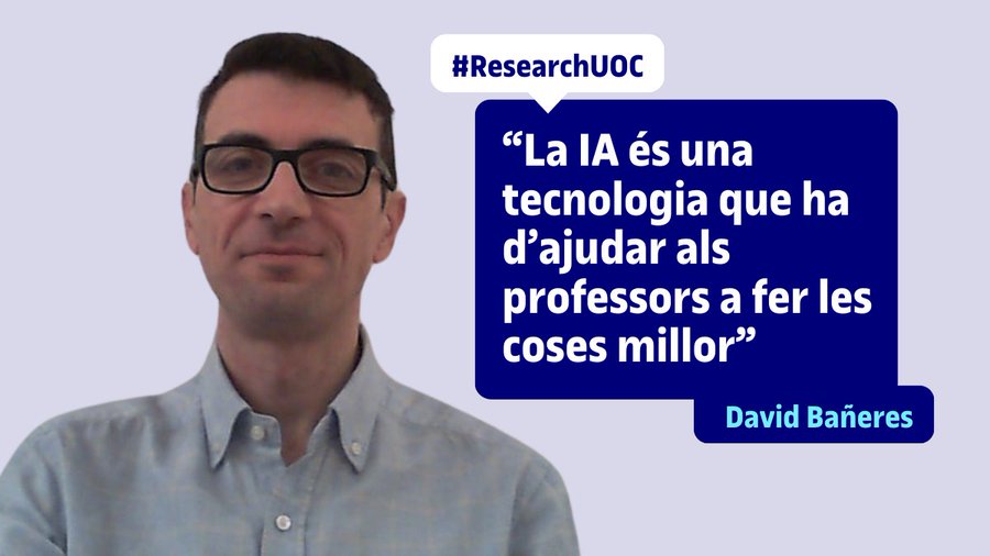 🎯Recupera l'entrevista que vam fer a l'#expertUOC de l'@IN3_UOC, David Bañeres, on parla dels beneficis de #LIS, un sistema basat en #IA que detecta de forma precoç els estudiants en risc de suspendre. 🏷️#eLinCBlog #ResearchUOC 🔗ow.ly/fhSy50QnXmV