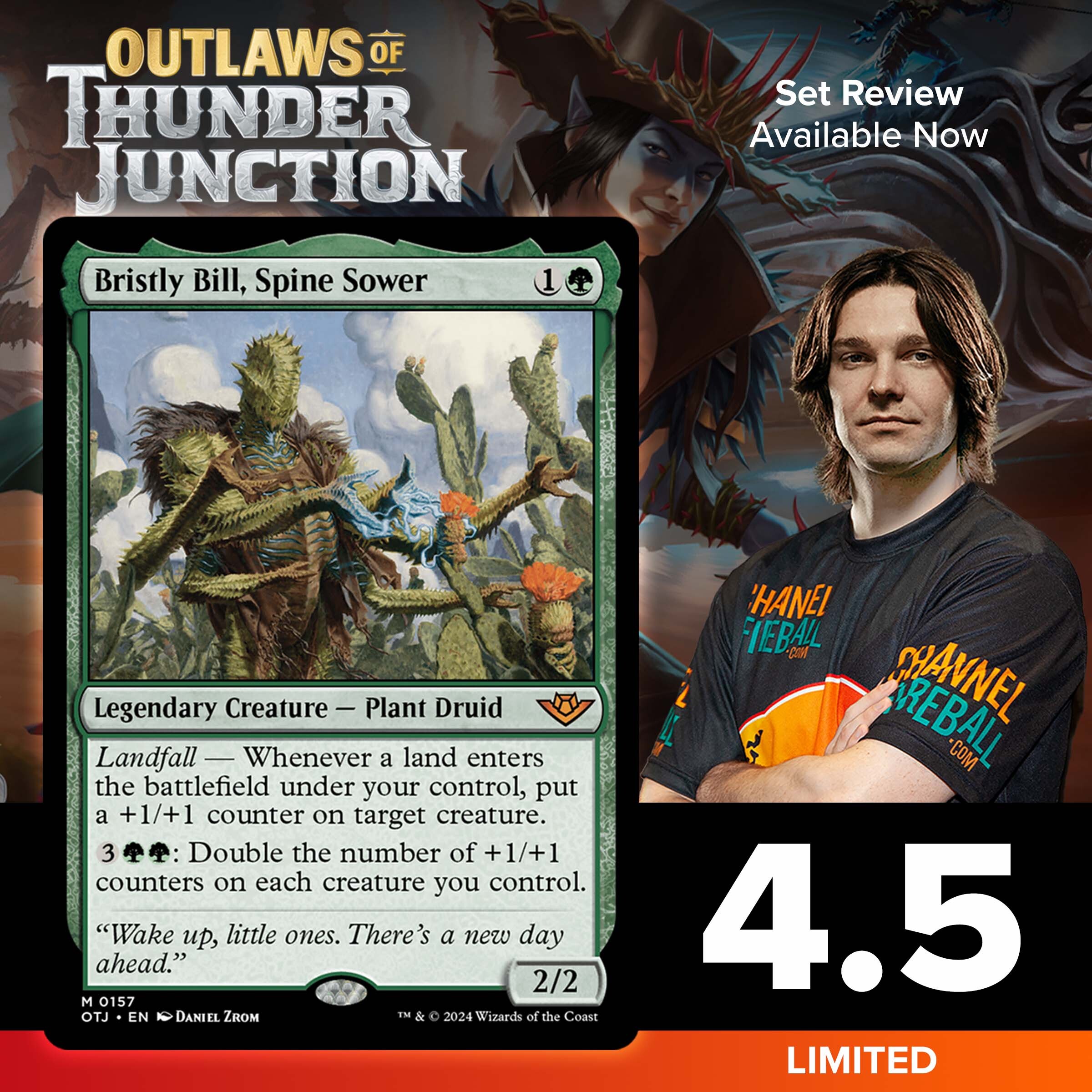 ChannelFireball on X Bristly Bill is an outright bomb that can dominate any stage of the game. I m tempted to give him a perfect 5.0 but I suppose there can be some