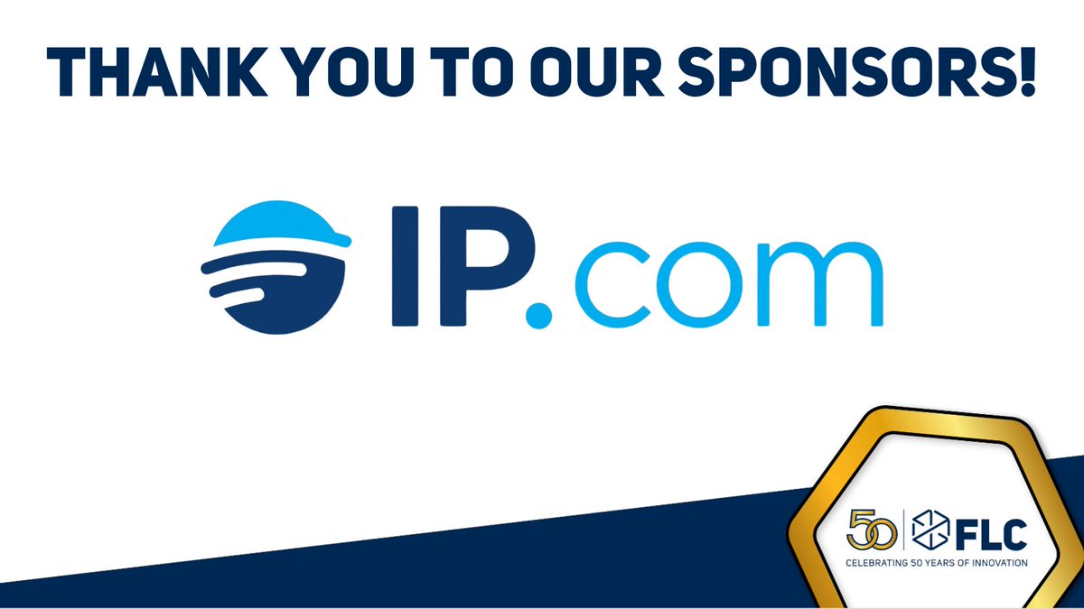 Thank you to #FLCNM24 Gold Sponsor, IP.com! IP.com combines ideation, problem-solving, & patent intelligence software with comprehensive services to accelerate innovation workflows.