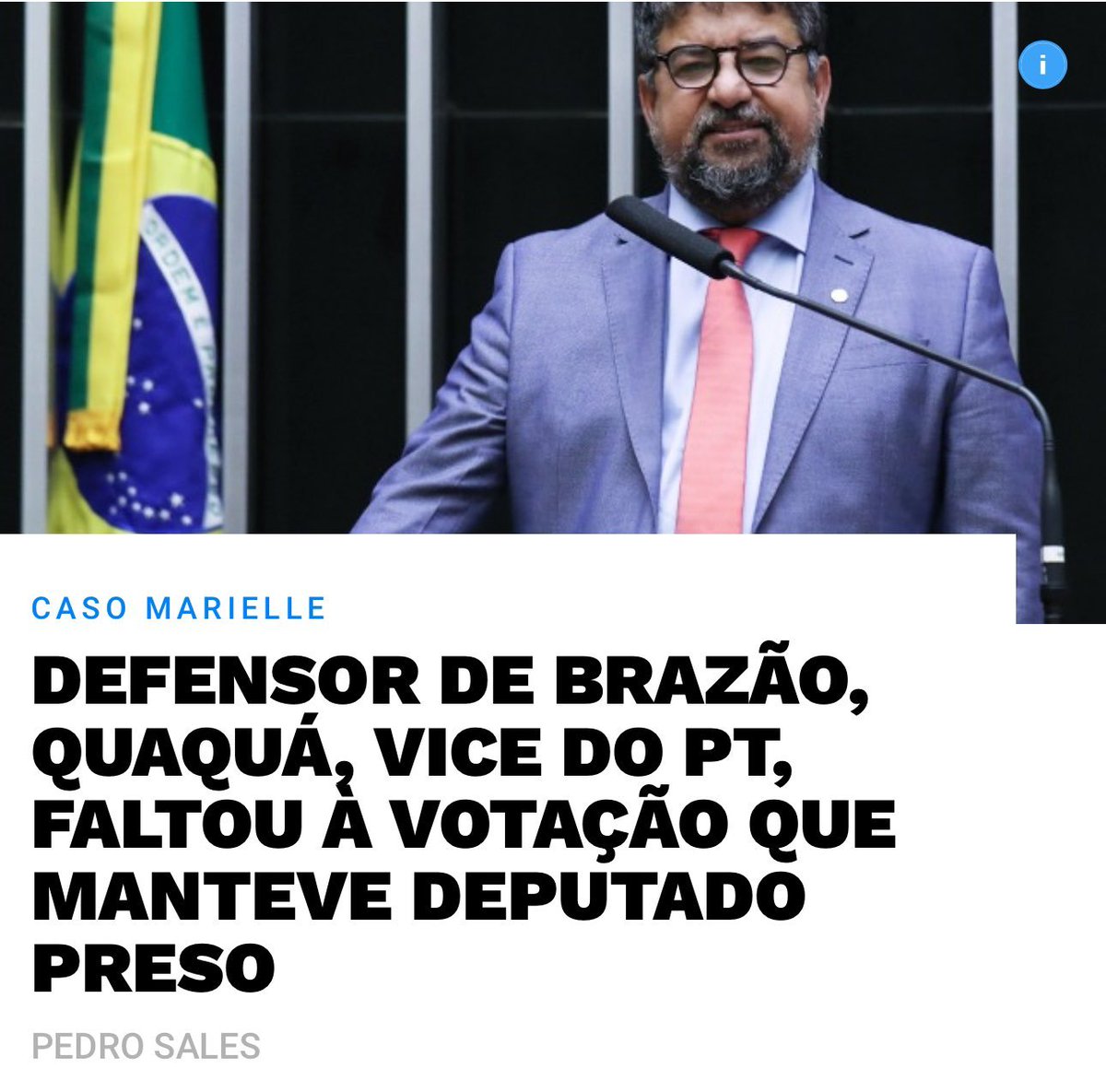 Que prendam o Quaquá junto com os políticos bandidos do Rio de Janeiro, mesmo sendo petista ele defende as milícia do Rio e quem defende milícia é miliciano, prendam o Quaquá