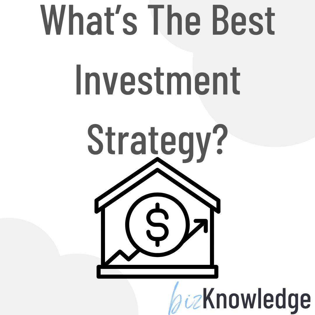 What’s the best investment strategy? If you have a preferred investment strategy, we’d love to hear it in the comments. bizknowledge.com/business #onlinesurveys #paidsurveys #datainsights #bizknowledge