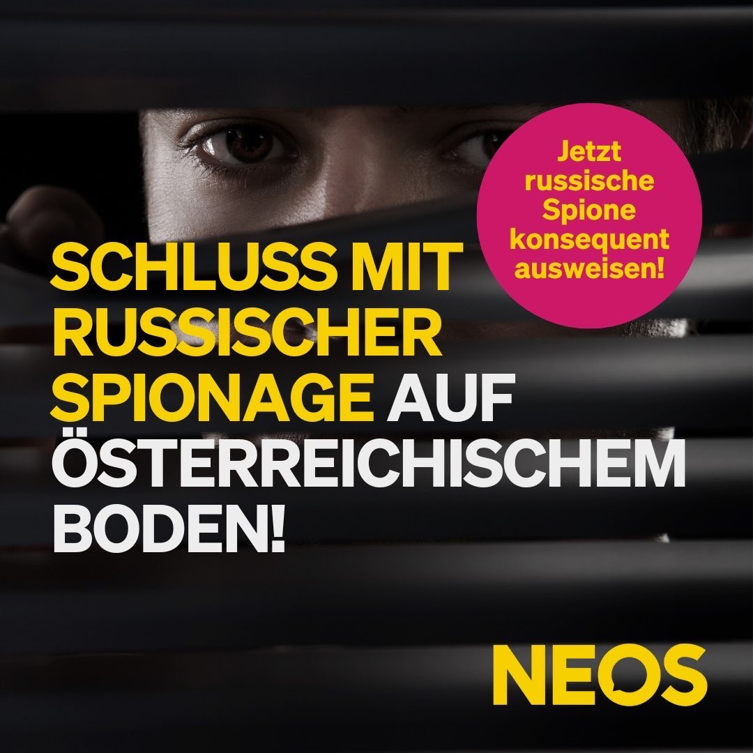 Wir wissen schon lange, dass #Österreich als Spionagedrehscheibe genützt wird. Jetzt wird aber immer klarer, wie sehr wir eigentlich nicht nur Dreh-, sondern auch Zielscheibe vor allem von russischer #Spionage sind. Die Regierung weiß das auch, aber sie tut nicht das, was wir…