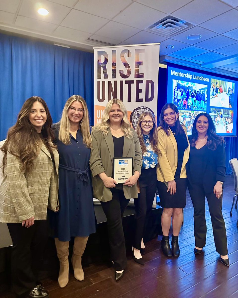 898Marketing's tweet photo. 898 Marketing received a Community Leader award for Women United, an initiative which is able to significantly impact the students and families of the Success By 6 and Success After 6 programs. We are proud United Way partners! https://t.co/d7m9ytWYzt