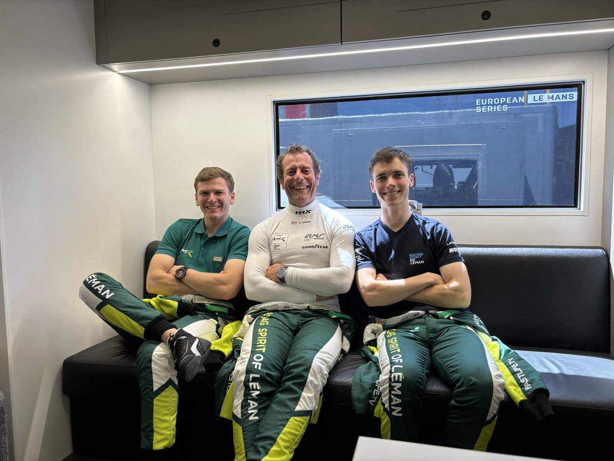 Ready to take on Barcelona! Test & Prep ✅ Now ready for official practice & Sunday @AMR_Official driver @ValHasseClot will team up with our @4derekdeboer & @casperstevenson for a four hour race Sunday!