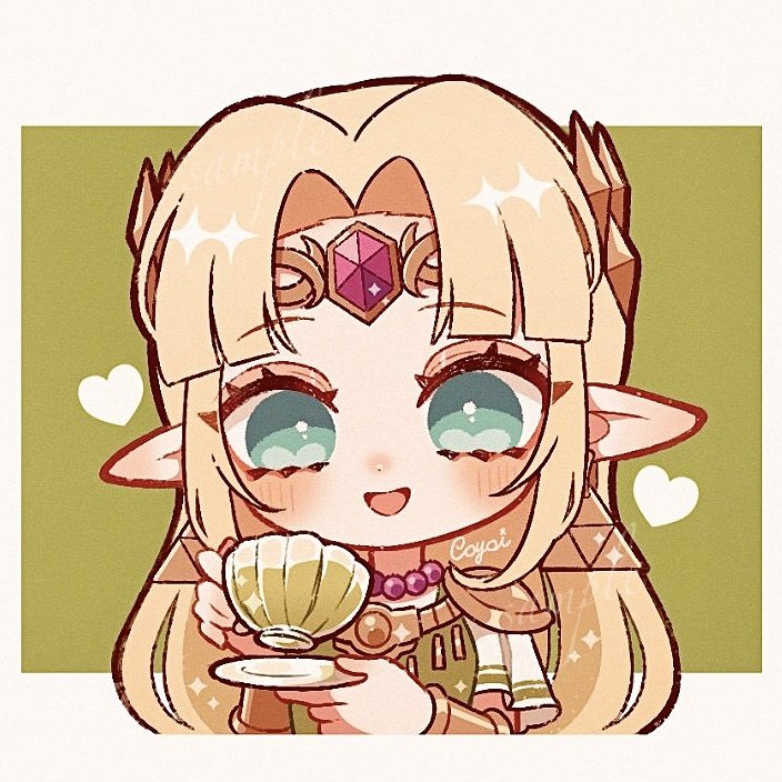 princess zelda 1girl solo long hair looking at viewer blush smile open mouth  illustration images