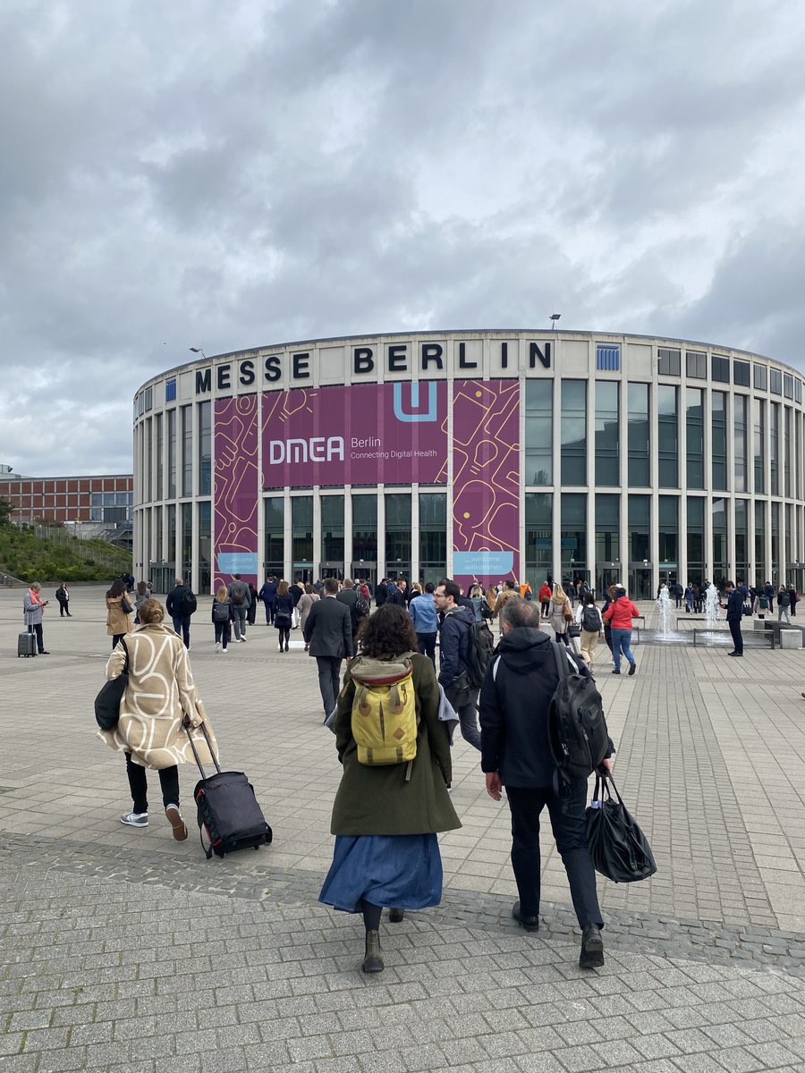 This week is all about digital health in Berlin and of course, we didn't miss the opportunity to be a part of @_DMEA with @dehubinitiative. 🥳 What do you think: How will digitization have shaped our healthcare system in 10 years from now?