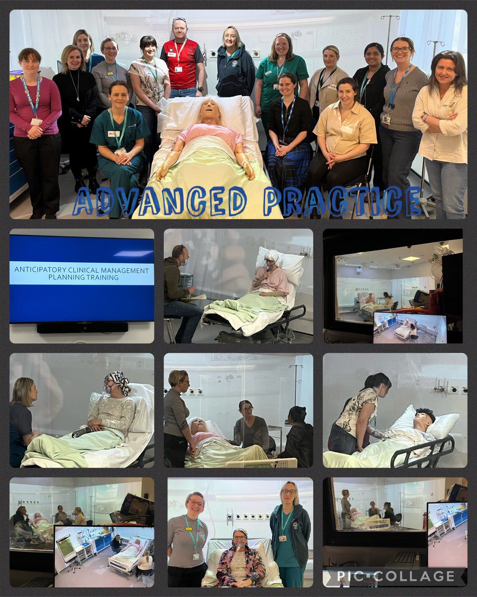 Fantastic day on the Anticipatory Clinical Management Planning Training, thank you to Dr Kate Stewart for leading this day, Liz Midwinter, Donna Peat and the Sim team for helping facilitate. What a great day had by all-amazing feedback🤩@SarahC_RN @LaurenOBri_en @SisterScrappy