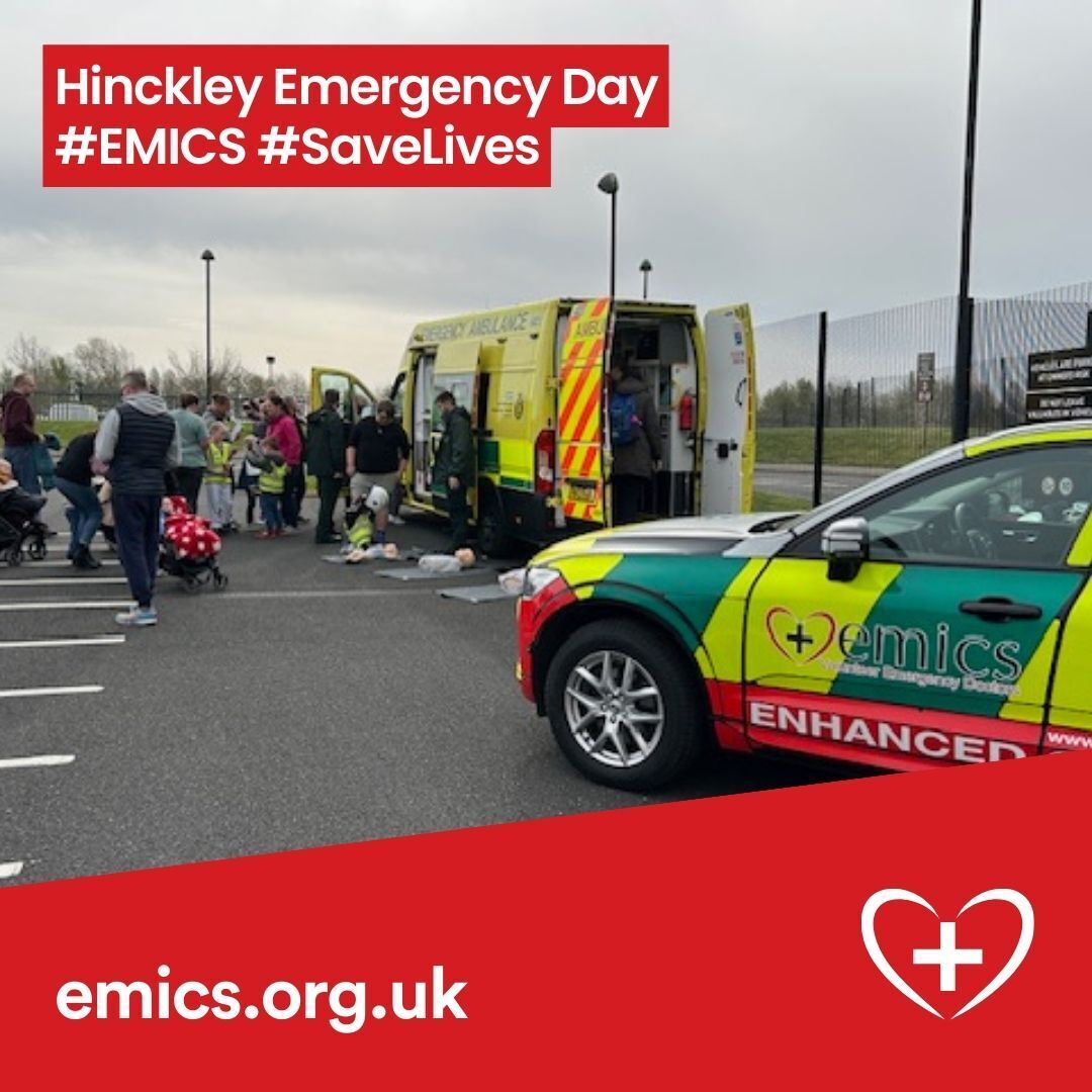 Had a fantastic day at the Family Emergency Services Day with over 3K attendees! 🚑 Our team not only showcased our skills but also provided immediate assistance in 2 emergencies. 🌟 Care is always within reach with EMICS. Support our lifesaving mission at emics.org.uk