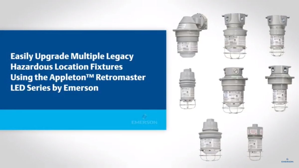 AppletonEC's tweet image. The Appleton™ Retromaster LED Series was designed to retrofit installed fixtures to LED. The Retromaster LED is simple, quick, and easy. No cutting of conduit or re-running wire - it&apos;s as easy as changing a light bulb.  Learn more: tinyurl.com/4hpe8z26
