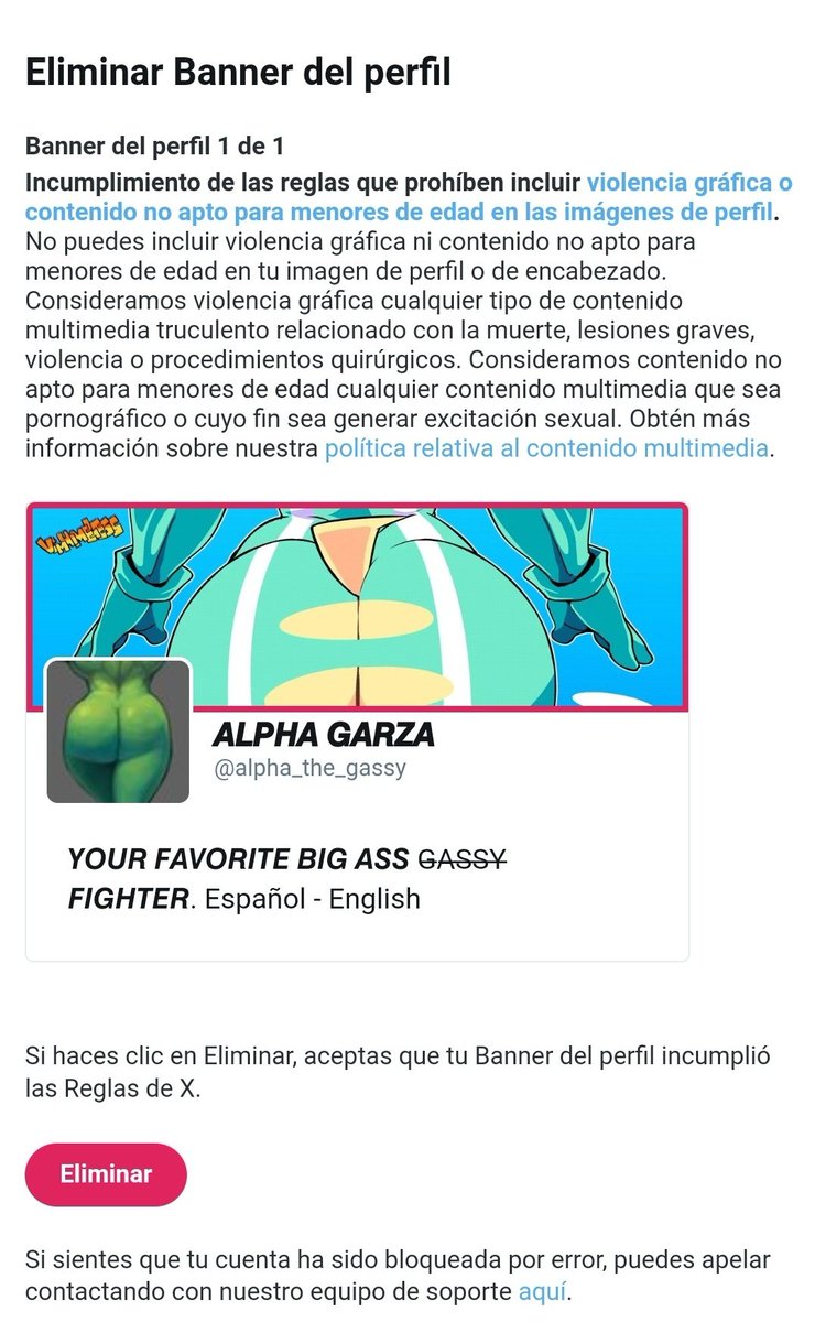 alpha_the_gassy's tweet photo. I got my account blocked for my profile pic and banner. I managed to get it back but i now i can't update mi profile pic LMAO. 😭😭 https://t.co/El5VZGh2jj