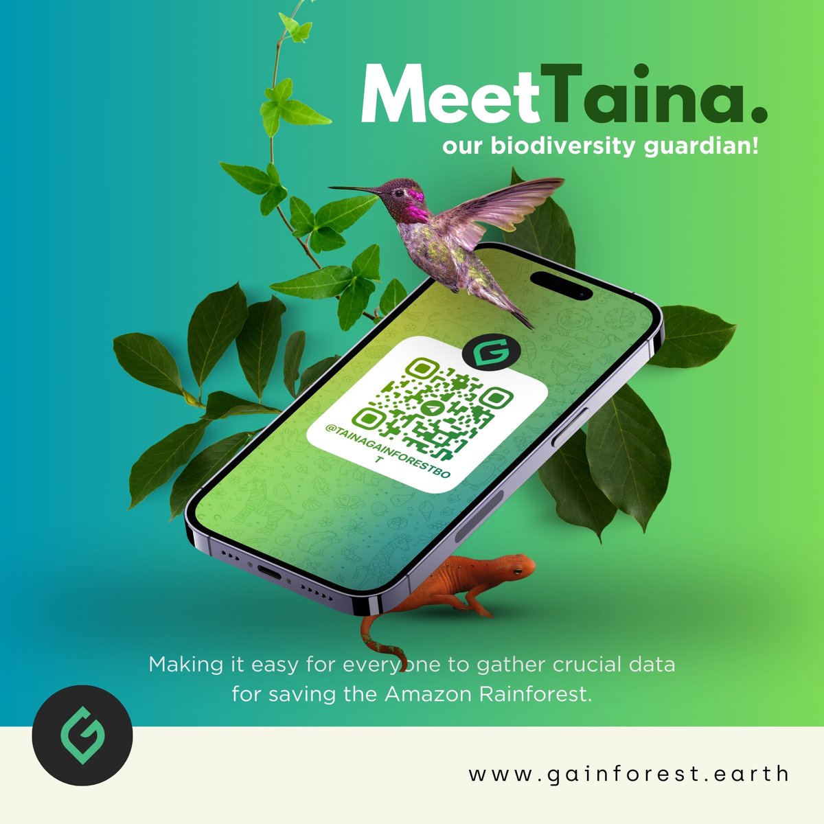 #MeetTaina, our Amazon biodiversity ally! 🦋 With Taina, gathering crucial data for preserving the Amazon's rich biodiversity is as easy as a friendly chat. Yaaas! Want to join our upcoming #citizenscience knowledge-sharing sessions and get hands-on with Taina? Follow our pages…