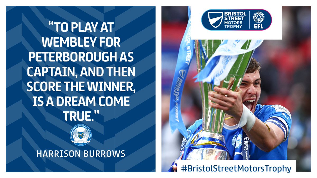 Another goal in the league last night for @BurrowsHarrison! ⚽️ What a week the @theposh skipper is having! 😍 #EFL | #BristolStreetMotorsTrophy