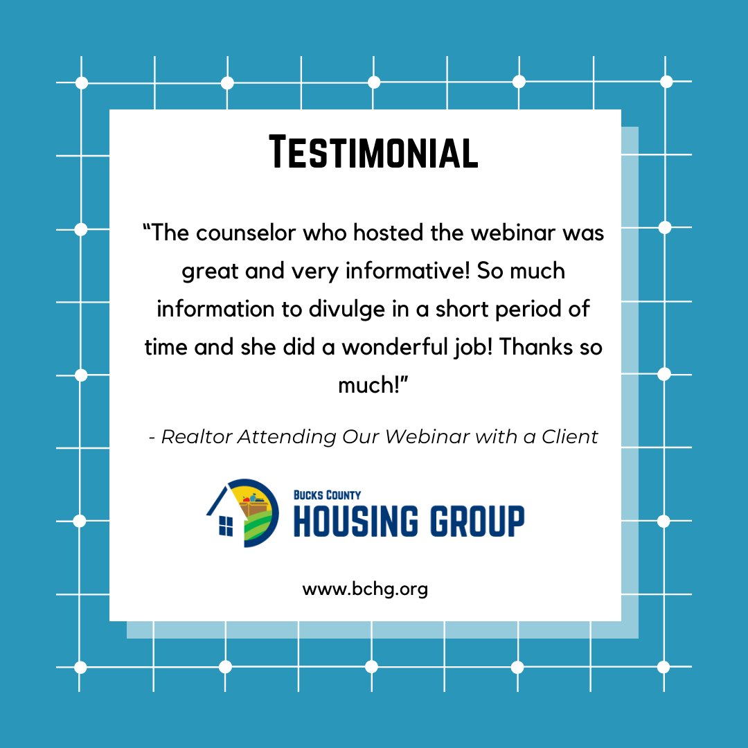 🙌✨ Check out our Housing Counseling Department! We are always thrilled to see clients succeed in their journey toward housing security, and happy to partner with community lenders, realtors, and other professionals to help make their success possible. 

#Testimonial