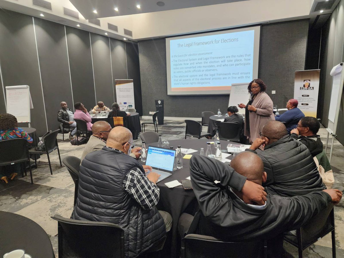 #AHEADAfricaproject Day 2 Election Academy on Election Observation, Johannesburg, South Africa @AfEONet @WAEON @CDDGhana @ehorn_ @DemocracyReport @AFRICTIVISTES @EPDeu @ZESN1