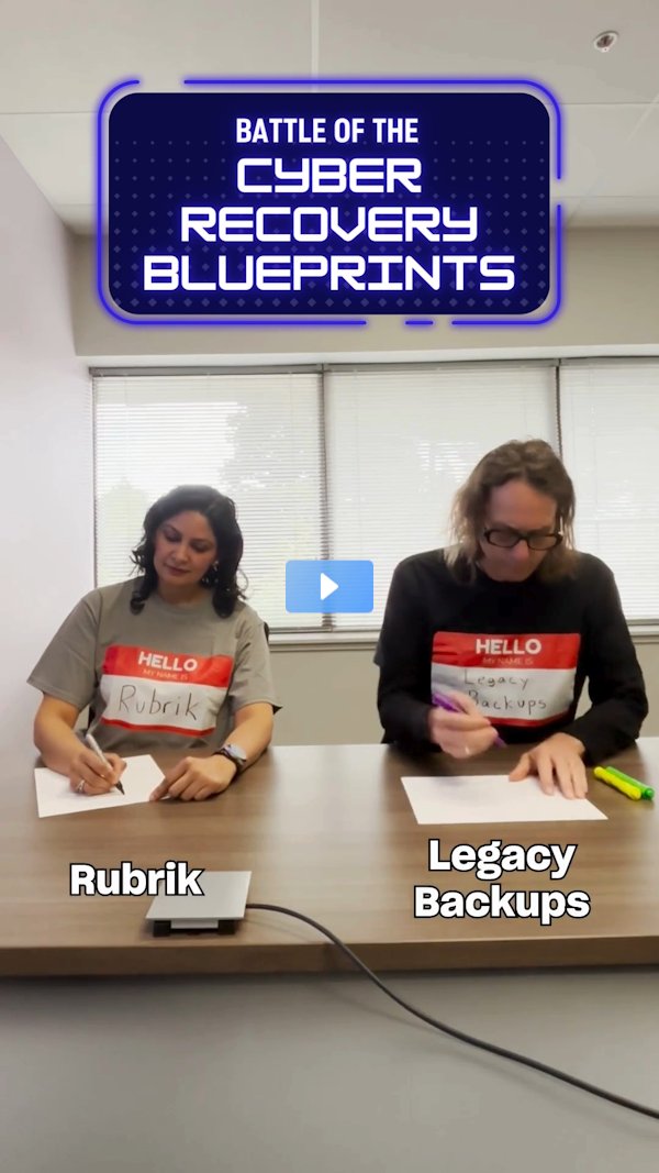 Isn’t it obvious? Send legacy backups back to the third grade and start building your blueprint for #CyberResilience! @RubrikInc is bringing our top #DataSecurity experts to #RSAC to help ensure you’re set up for success: rbrk.co/3x3810m  bit.ly/4at1ZFe