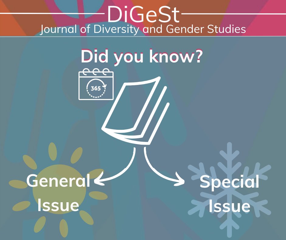 DiGeSt is a #biannualjournal: yearly we publish 1 #GeneralIssue and 1 #SpecialIssue, which revolves around a topic/event which is trending/ongoing/ relevant in the (research) world. Read our Special Issues and find info on (proposing) a Special Issue via digest.ugent.be📖
