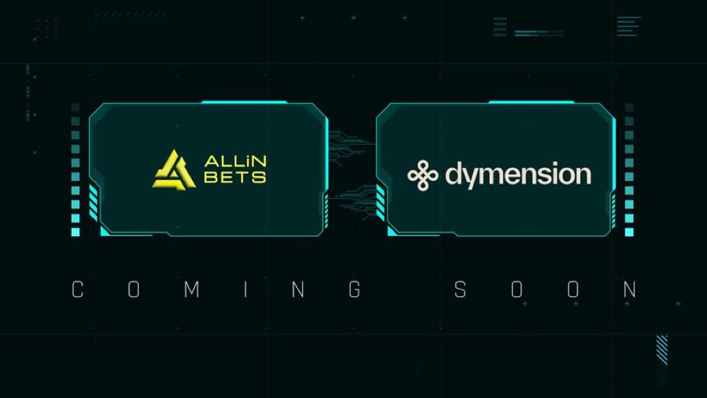 BREAKING: New @dymension gaming rollapp teased: @allinbetsgaming 🎰🎰🎰