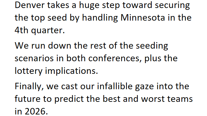 Dunc'd On Prime: MIN @ DEN; Big Seeding Day; 2026 Crystal Ball: Teams with @DannyLeroux Join us: duncdon.supportingcast.fm