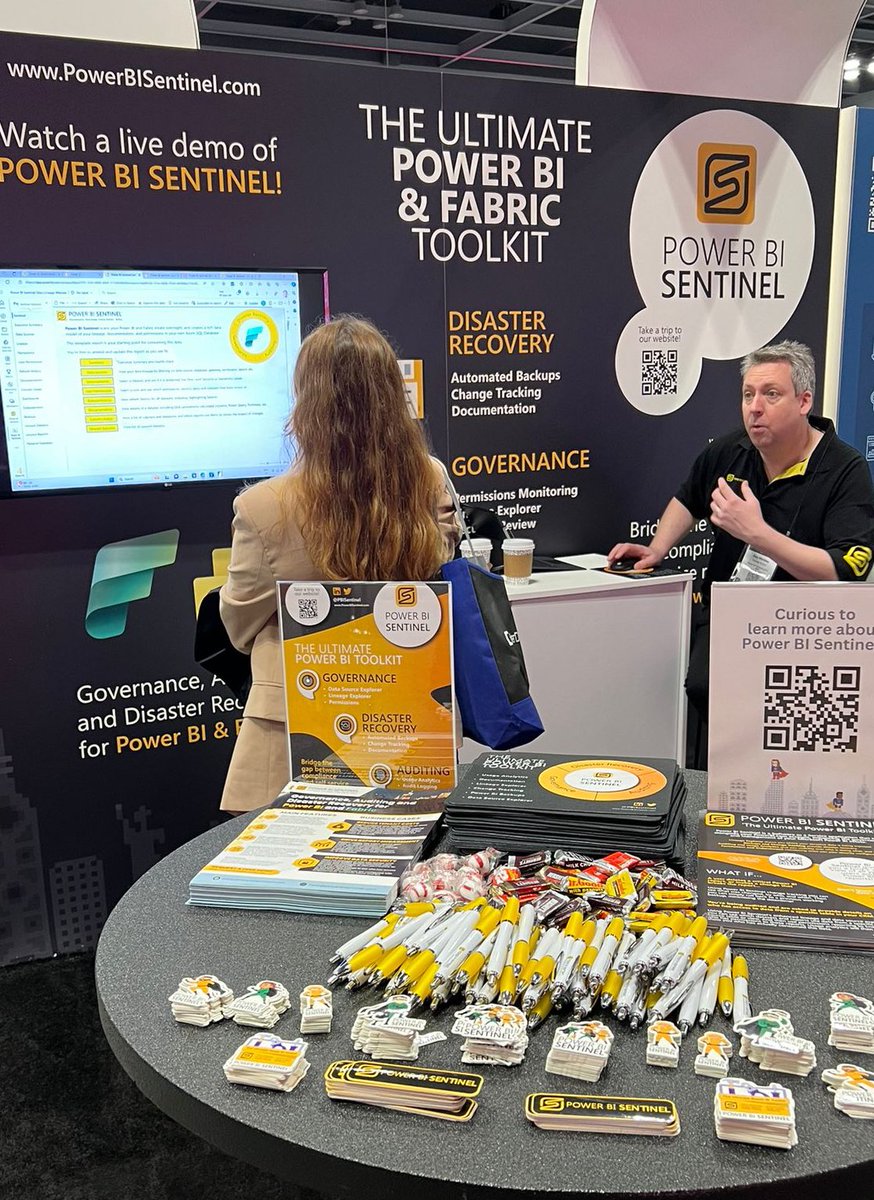 Day 2 at @DUNYevent! Bring it on!🎉

Come over to the #PBISentinel Stand and watch a live demonstration of The Ultimate #PowerBI and #MicrosoftFabric Toolkit🛠️

#DataUniverse2024