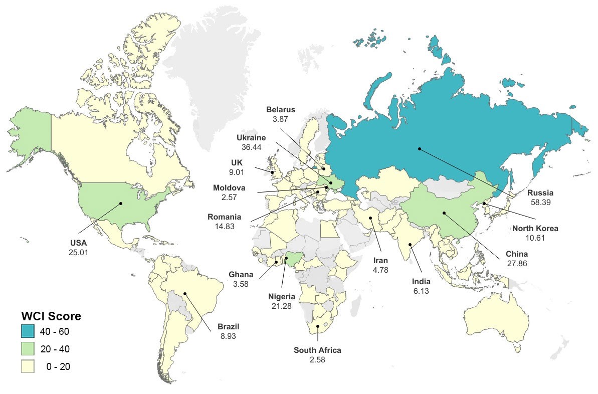 File under interesting but unsurprising. World-first Cybercrime Index ranks countries by cybercrime threat level. unsw.edu.au/newsroom/news/…