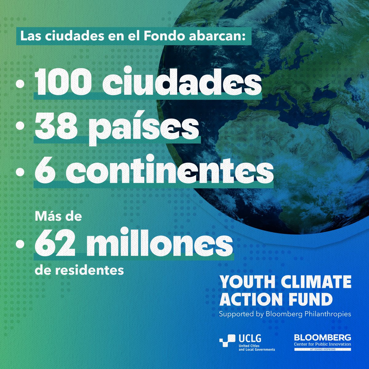 📢Los #GobLoc lideran la lucha contra el cambio climático con políticas innovadoras y participación comunitaria. 🌱Descubre cómo el Fondo Juvenil de Acción Climática implementado por CGLU involucra a las nuevas generaciones a nivel local: shorturl.at/ptAV3