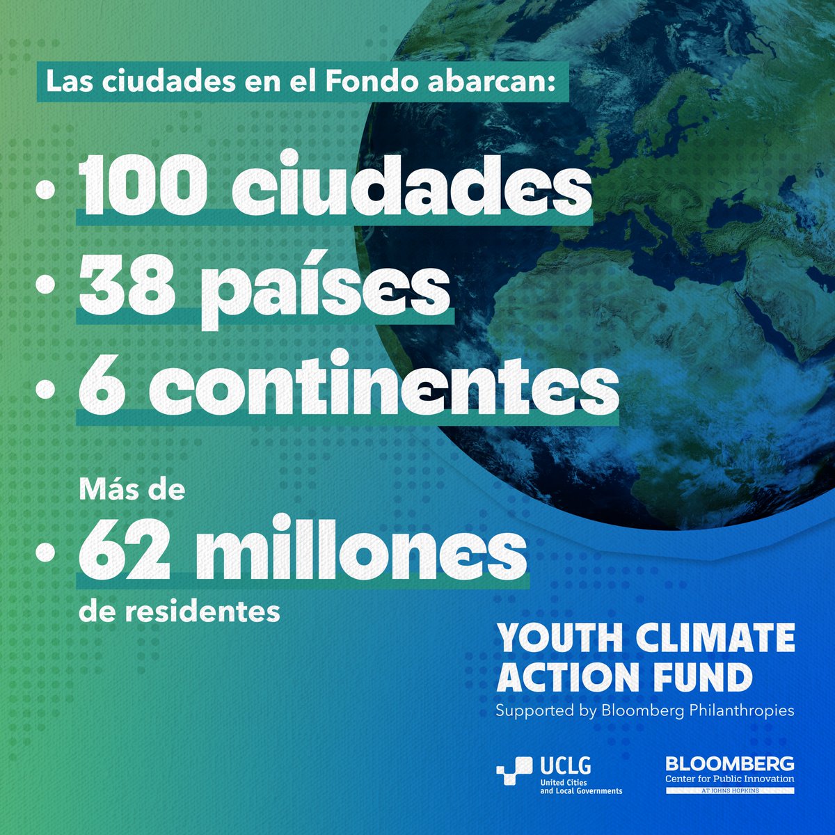 uclg_org's tweet photo. 📢Los #GobLoc lideran la lucha contra el cambio climático con políticas innovadoras y participación comunitaria.
🌱Descubre cómo el Fondo Juvenil de Acción Climática implementado por CGLU involucra a las nuevas generaciones a nivel local: https://t.co/YzDMjaTm4o https://t.co/JMCdGPQnsS