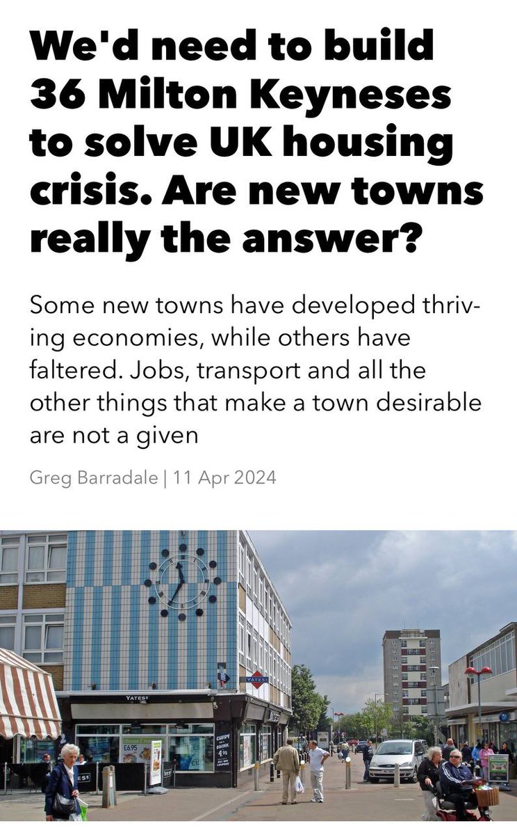 “Are new towns really the answer?” REMIGRATION IS THE ANSWER