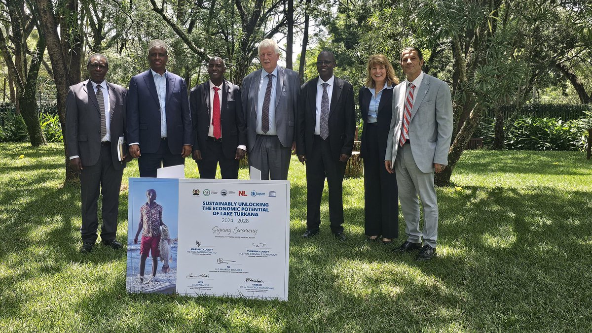 Today, I attended a remarkable event marking the official signing ceremony of the Joint Programme to 'Sustainably Unlock the Economic Potential of Lake Turkana.'