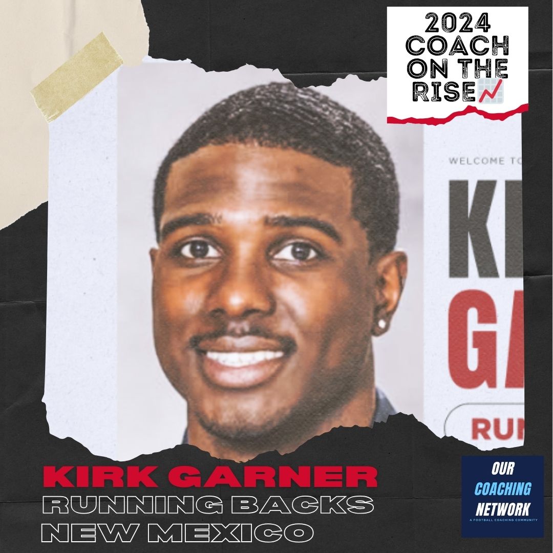 🏈G5 Coach on The Rise📈 @UNMLoboFB's Running Backs Coach @CoachKG10 is one of the Top Offensive Coaches in CFB ✅ And he is a 2024 Our Coaching Network Top G5 Coach on the Rise📈 G5 Coach on The Rise🧵👇