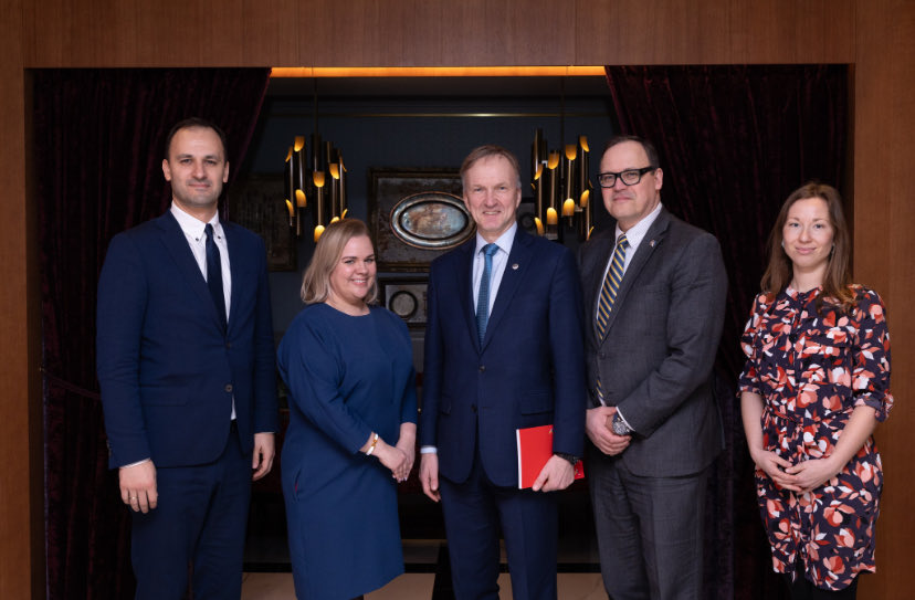 APildegovics's tweet photo. Warm welcome to #Riga , dear @MinnaLiinaLind , to discuss 🇱🇻🇪🇪 cooperation at the international organisations, support to #Ukraine 🇺🇦, #UN 🇺🇳 reform, #LatviaUNSC addressing global threats of #disinfomation , #impunity, #cyber #climate #TogetherForPeaceAndResilience https://t.co/yNCqbGCnR8