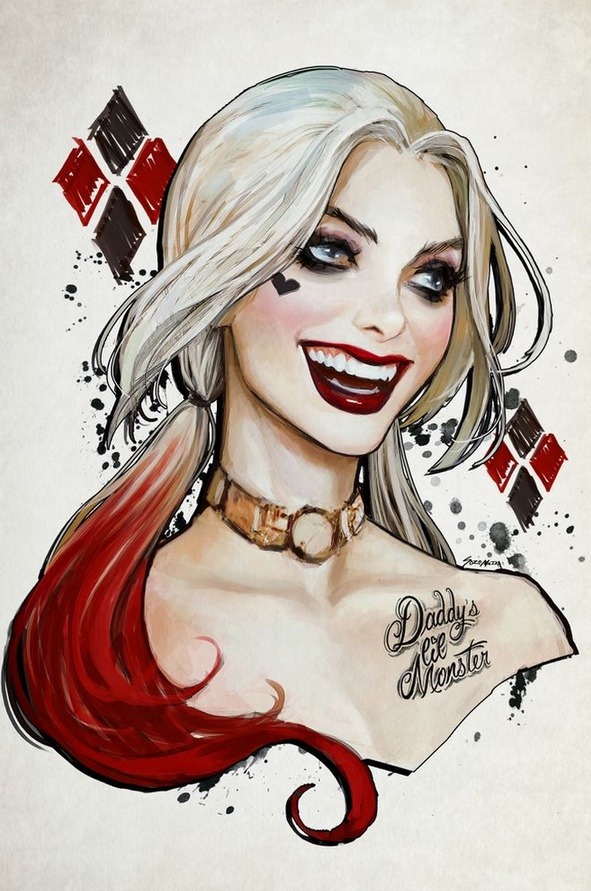 HarleysJinx's tweet image. Harley Quinn by Sozomaika