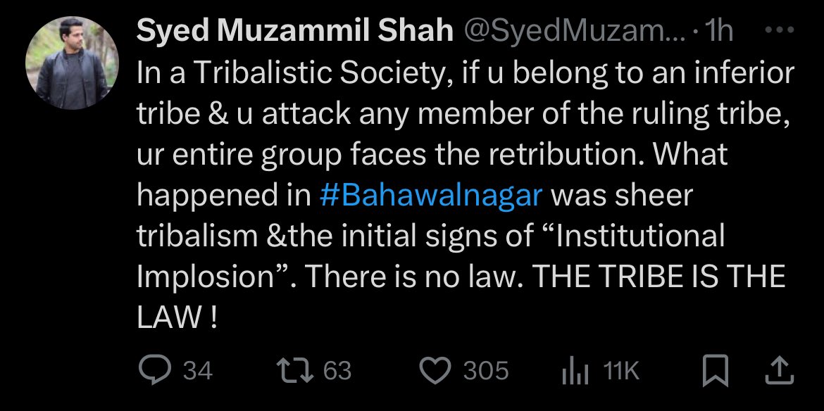 First, the more elegant usage is tribal not tribalistic. Ppl who use the latter are paindus who use words like “botheration”, “meyyur, pleyyur” etc.