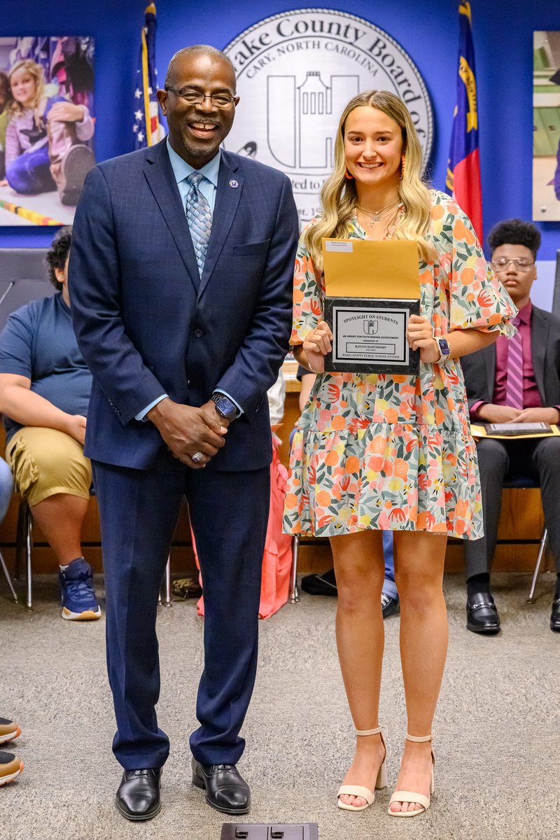 Congratulations to our Spotlight student, Senior, Kaylin H.! She was recognized by the Superintendent and School Board on Tuesday for her hard work and achievements throughout her years at FLEX. We are proud of you!