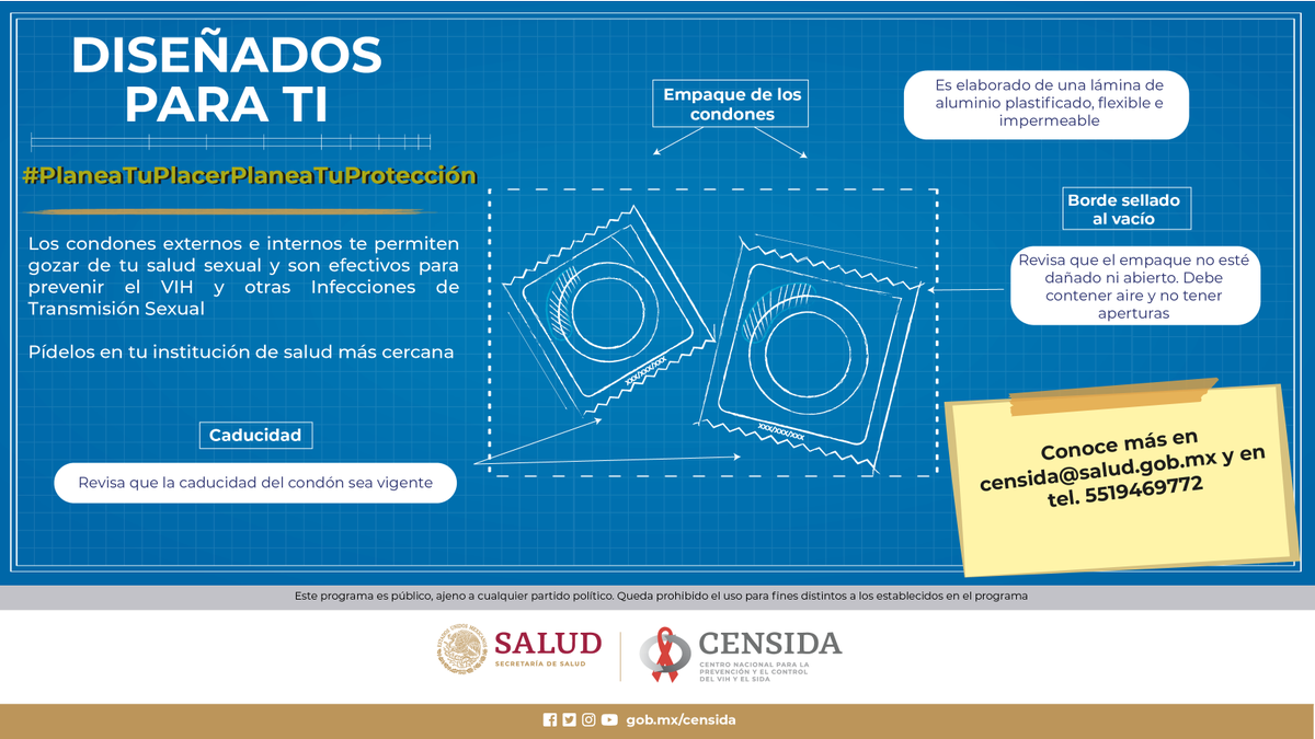 ¡Atrévete a disfrutar sin riesgos! Usar condón te permite gozar y prevenir Infecciones de Transmisión Sexual. #PlaneaTuPlacerPlaneaTuProtección #DíaInternacionalDelCondon #DisfrutaConCuidado