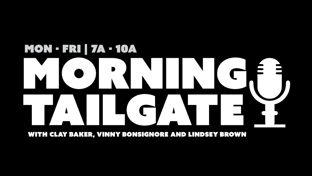 The Morning Tailgate with @ClayBakerRadio @VinnyBonsignore @LindseyBrown35 8a @MarkMcMillian29 - QB’s & CB’s 830 @IC_Draft @PFN365 #NFLDraft 9a @CaseKeefer @LasVegasSun STREAM @LVSportsNetwork & @Raiders App