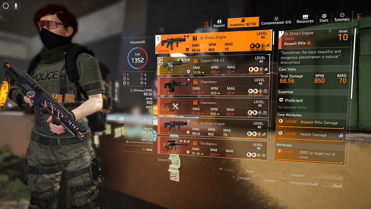visualaiz's tweet photo. ⭕ They said ask and you shall receive.. so I did. LOL #TheDivision2 https://t.co/8GoIYQ8xZU