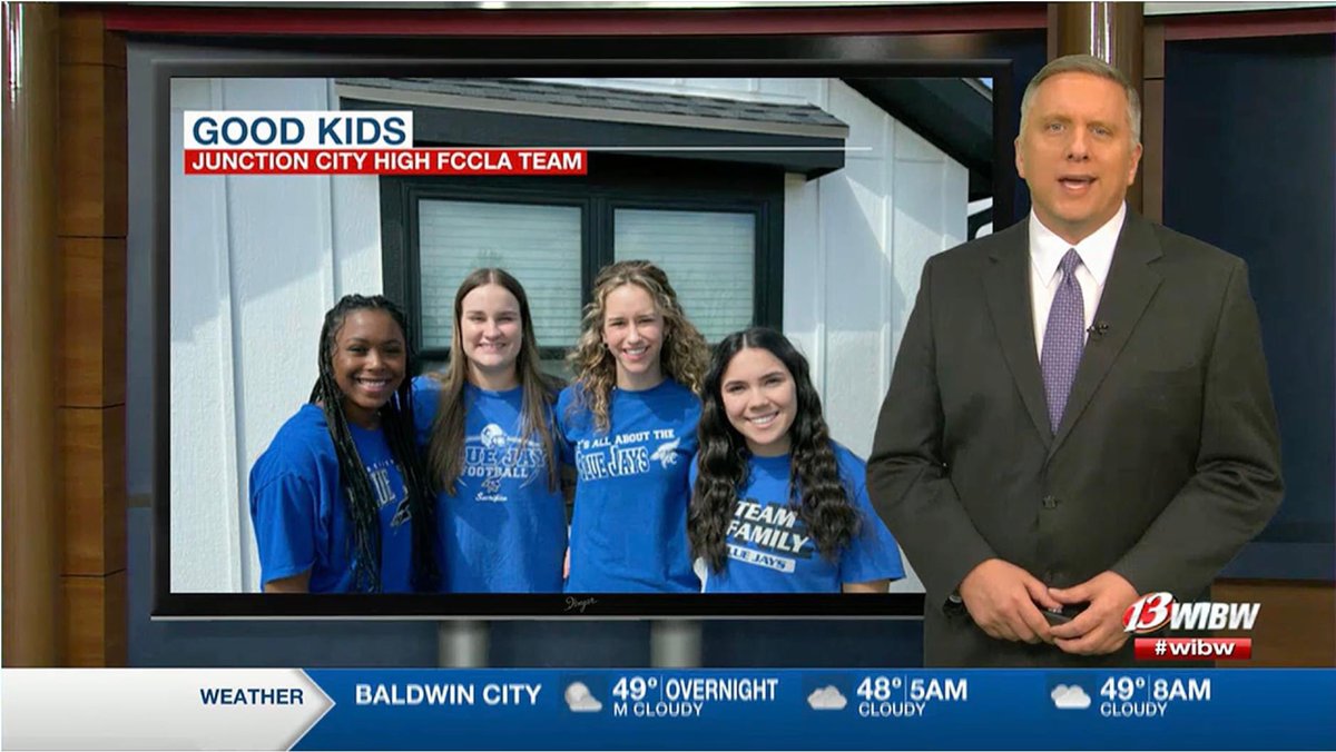 🎥 ICYMI: Junction City High School USD 475 students Armani Coleman, Macie Muto, Rilynn Hotard and Gracie Erichsen were featured on Wednesday night's <a href="/wibw/">WIBW</a> Good Kids segment for qualifying for the 2024 National LifeSmarts Championship. Watch: tinyurl.com/mvy4awx #ThriveIn475