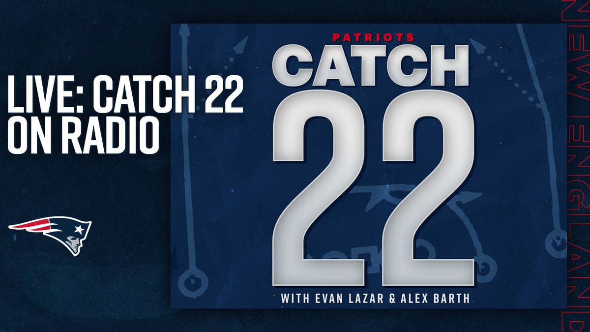 LIVE: Patriots Catch-22 w/ @ezlazar & @RealAlexBarth Defensive draft rankings and best fits, Evan's film review of Drake Maye and Jayden Daniels, recent mock drafts and more. 🖥: patriots.com 📻: bit.ly/2LNkCb0 ✉️: webradio@patriots.com ☎️: 855-PATS-500