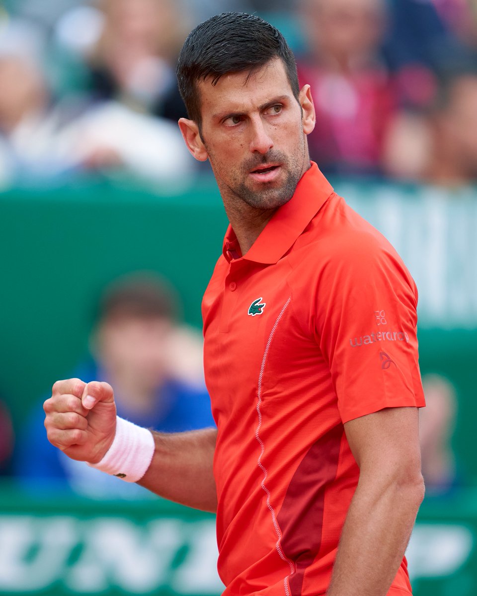 Flipping the script 📝 @DjokerNole turns the set on it's head, coming from 2-4 down to snatch the opening stanza 7-5 over Musetti! @ROLEXMCMASTERS | #RolexMonteCarloMasters