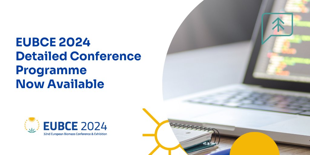 📢 We're very pleased to share the detailed conference programme of #EUBCE2024! ➡ lnkd.in/dkYHH_Xg 📖 The programme is arranged in 6 topics covering themes ranging from #biomass resources, #algae & #aquaticbiomass production, #agroforestry residues & sustainability