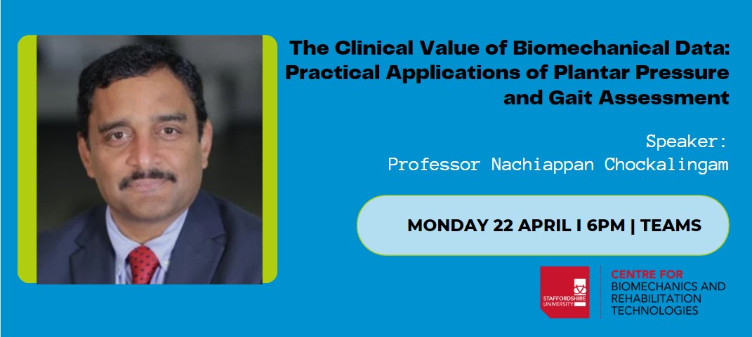 BAPO Virtual Events Teatime Talk Monday 22 April 2024 6-7pm The Clinical Value of Biomechanical Data: Practical Applications of Plantar Pressure and Gait Assessment Presented by Professor Nachiappan Chockalingam, Director Click here to register on Teams events.teams.microsoft.com/event/b48ae2d2…