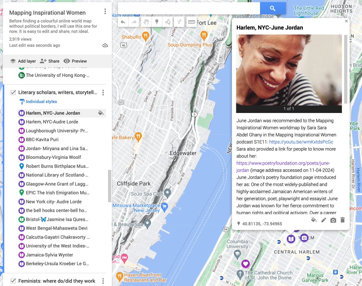 Mapping Inspirational Women tweet media