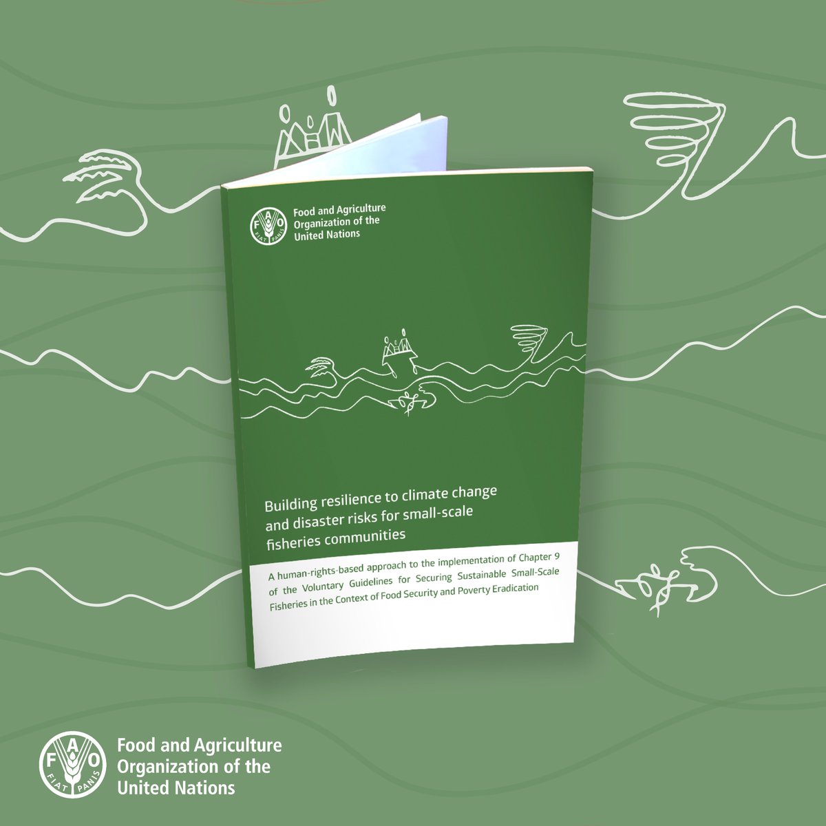 This @FAOFish guide helps policy makers implement #SSFGuidelines vision on #ClimateChange and disaster risk. Essential reading for a sustainable & resilient #Ocean economy 👉 bit.ly/49iGIwu