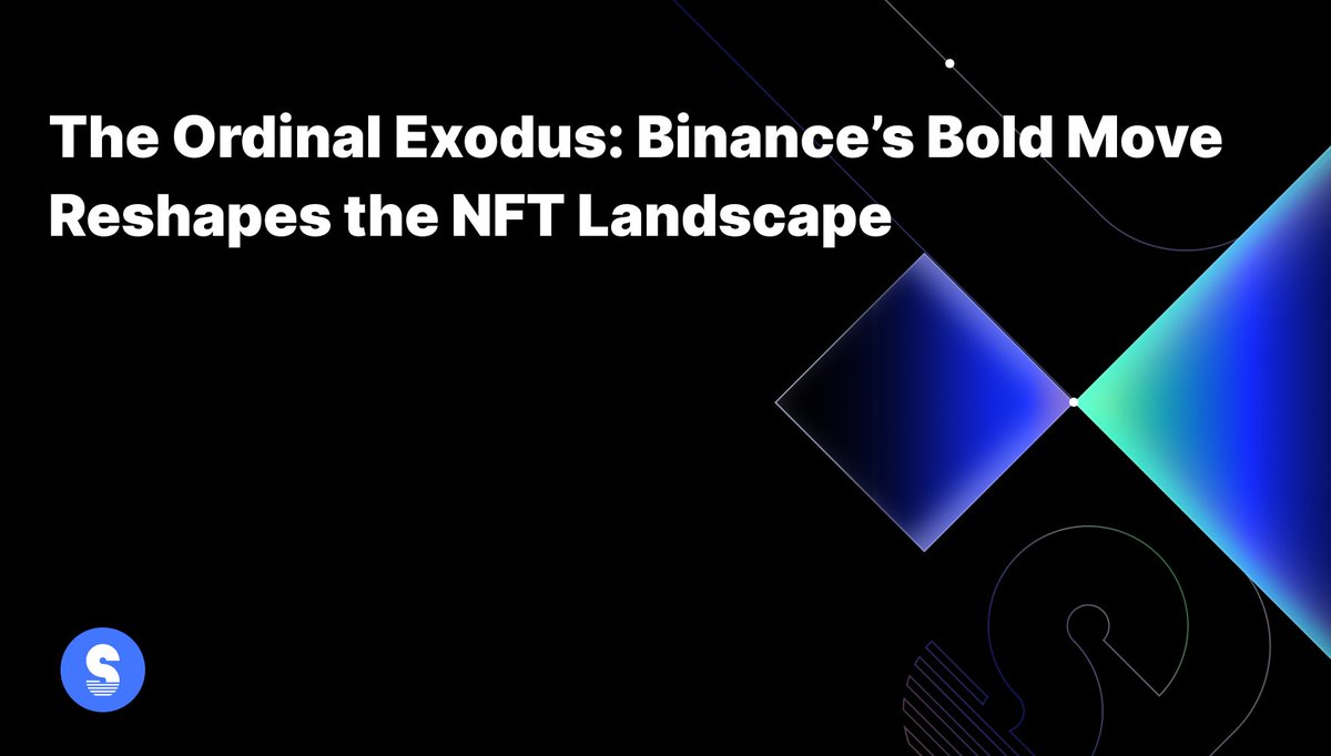 🚀 @binance's bold move reshapes the #NFT landscape, challenging us to adapt and evolve in the ever-changing digital collectibles market. ➡️Click here to read the article: medium.com/nftscan/the-or…