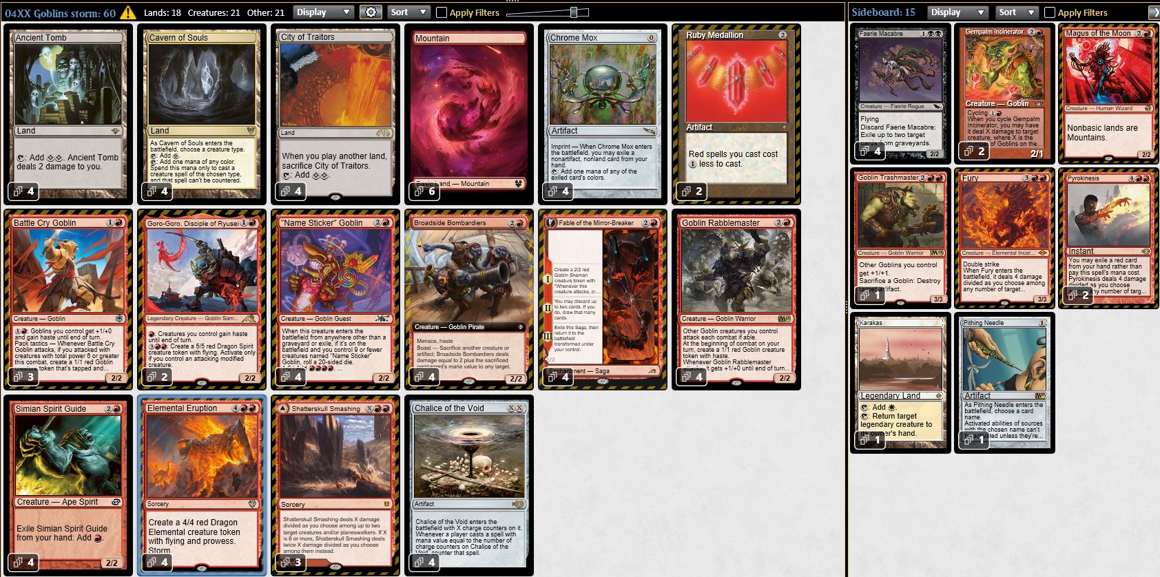 MTG:レガシー:赤単ドラゴンストーム MTG:レガシー:赤単ドラゴンストーム MTG:レガシー:赤単ドラゴン