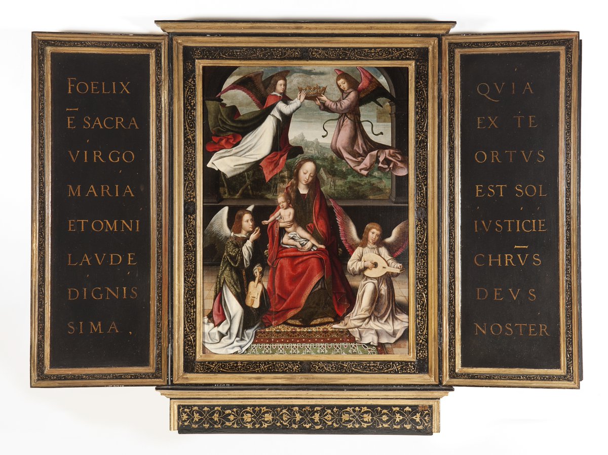 Hoy regresamos con un nuevo #PuzleMAN🧩 Viajamos a mediados del siglo XVI para deleitarnos con este tríptico flamenco de adoración a la Virgen pintado por Marcellus Coffermans, activo en Amberes entre 1549 y 1575. 👇⏱️Dejadnos por aquí vuestra marca 🔗👉run.gob.es/aar9756a