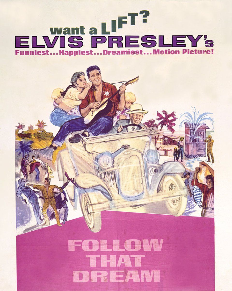 Elvis’ film, ‘Follow that Dream' was released today in 1962.💫 #ElvisPresley #Icon #FollowThatDream #DreamBig #MovieStar #ClassicFilm