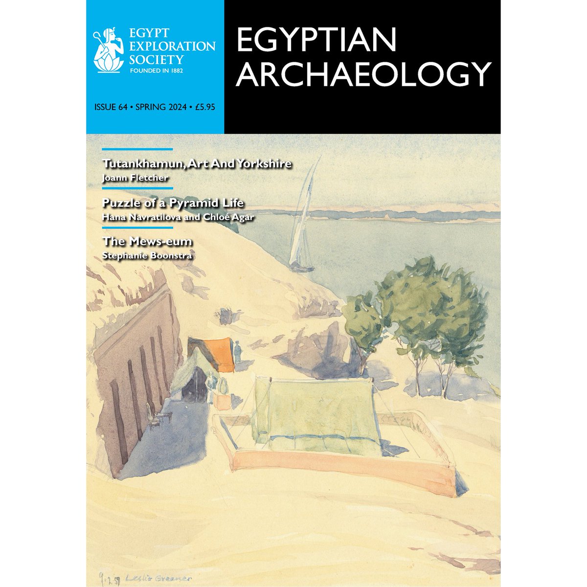 Honoured to feature on the cover and inside @TheEES magazine 'Egyptian Archaeology' with the article '#Tutankhamun, Art & #Yorkshire' (with a fair few mentions of #Barnsley obviously) 😍 ees.ac.uk/product/ea-64.…