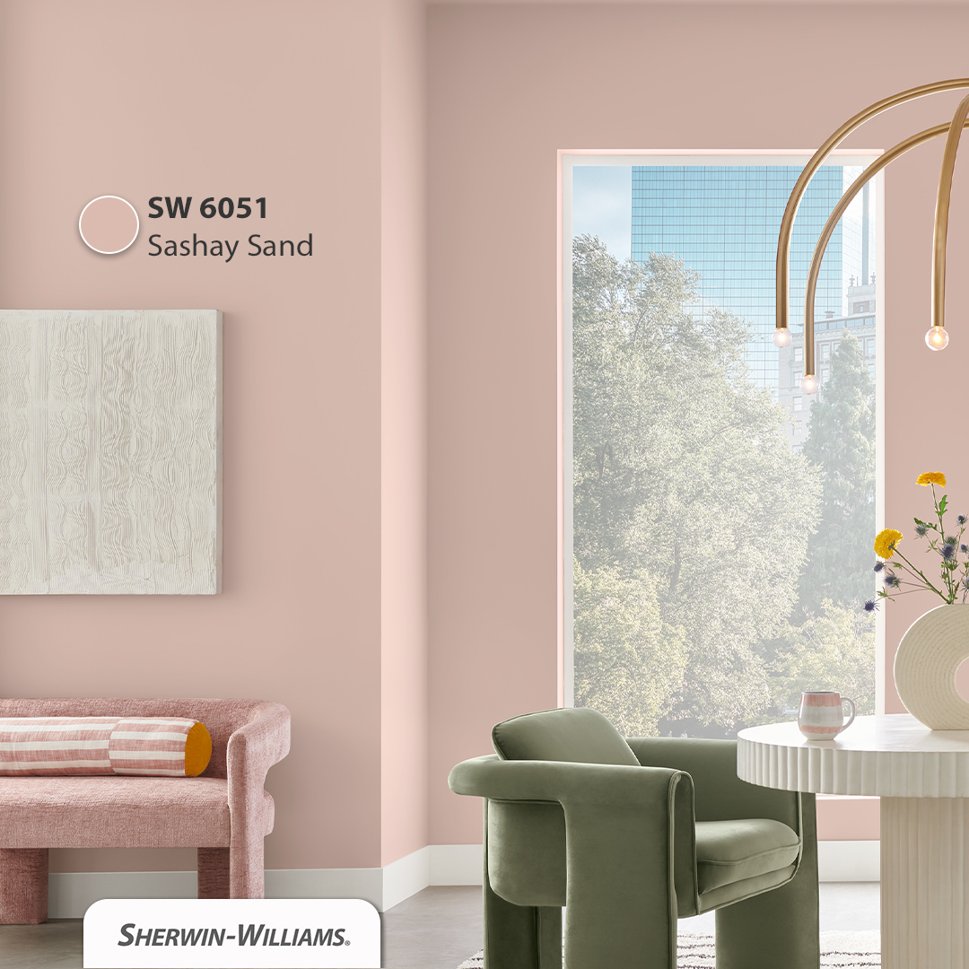PreguntaSherwin's tweet image. Celebra la nostalgia de mediados de siglo con nuestro color del mes de abril SW 6051 Sashay Sand.

🎨:
SW 6051 Sashay Sand
SW 7006 Extra White

#colordelmes #sherwinwilliams #interiordesign #color #inspiracion #pintar #deco #decoracion